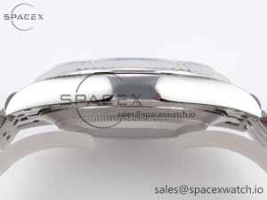 Rolex DateJust 41 126334 Fluted Bezel ARF 1:1 Best Edition 904L Steel Silver Stick Dial on Jubilee Bracelet VR3235 - Image 13