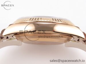 Rolex DayDate 36mm RG/RG Pres Green Dial RAF A2834 - Image 11