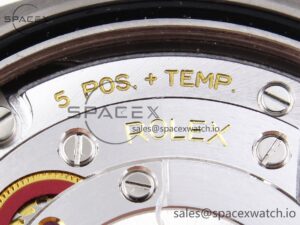 Rolex DateJust 36 SS/RG 126231 VSF 1:1 Best Edition 904L Steel Gray Dial Green Roman Marker on Jubilee Bracelet VS3235 - Image 24