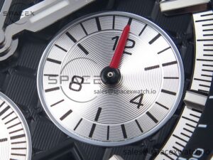 Audermars Piguet Royal Oak Offshore 44mm SS Black Ceramic Bezel APF 1:1 Best Edition Black/Silver Dial on Black Rubber Strap A4401 - Image 10