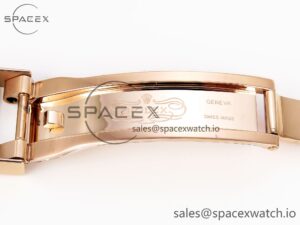 Rolex Daytona 116515 Clean 1:1 Best Edition Silver Dial RG Markers on Oysterflex Strap SA4130 V2 - Image 32