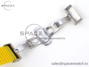 Audermars Piguet Royal Oak Offshore 44mm Transparent APF Best Edition Yellow Dial on Yellow Rubber Strap A3126 - Image 26