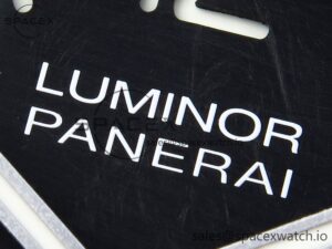 Panerai PAM1096 W LUMINOR GMT 42MM TITANIUM VSF 1:1 BEST EDITION BLACK DIAL ON BLACK LEATHER STRAP P.9011 SUPER CLONE - Image 9