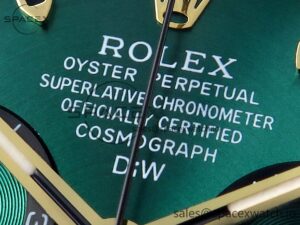 Rolex Daytona DIW Carbon/YG Case and Bezel DIWF Edition Green Dial on Black Nylon Strap A7750 - Image 9