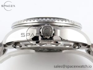 Omega SEAMASTER PLANET OCEAN 6000M ULTRA DEEP 45.5MM SS TF 1:1 BEST EDITION BLUE DIAL BLACK BEZEL ON SS BRACELET A2824 - Image 13