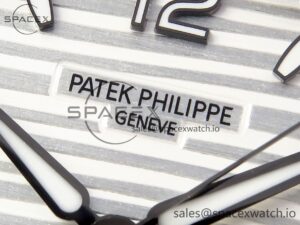 PATEK PHILIPPE NAUTILUS 7118 LADIES SS PPF 1:1 BEST EDITION WHITE DIAL ON SS BRACELET 324CS - Image 9