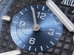 Audermars Piguet Royal Oak Chrono 26331 SS IPF 1:1 Best Edition Gray/Blue Dial on SS Bracelet A7750 - Image 13