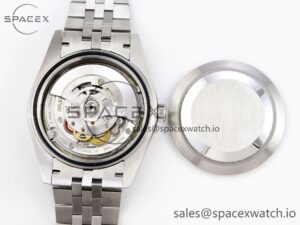 Rolex DateJust 41 126334 Fluted Bezel ARF 1:1 Best Edition 904L Steel Blue Diamonds Dial on Jubilee Bracelet VR3235 - Image 17