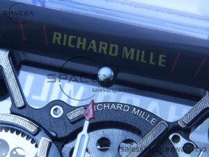 Richard Mille RM035 Blue Transparent RMF Best Edition Skeleton Dial on Translucent Rubber Strap Clone RMUL2 - Image 9