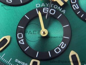 Rolex Daytona DIW Carbon/YG Case and Bezel DIWF Edition Green Dial on Black Nylon Strap A7750 - Image 11