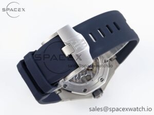 AUDEMARS PIGUET ROYAL OAK OFFSHORE DIVER 15720 APSF 1:1 BEST EDITION BLUE DIAL ON BLUE RUBBER STRAP SA4308 - Image 15