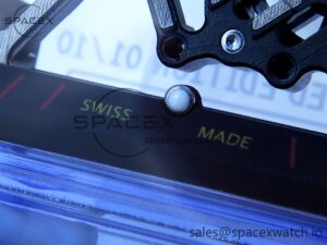 Richard Mille RM035 Blue Transparent RMF Best Edition Skeleton Dial on Translucent Rubber Strap Clone RMUL2 - Image 10