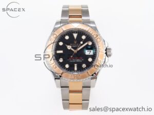 Rolex Yacht-Master 126621 SS/RG 904L Steel VSF 1:1 Best Edition Black Dial on SS/RG Bracelet VS3235