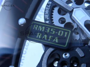 Richard Mille RM035 Blue Transparent RMF Best Edition Skeleton Dial on Translucent Rubber Strap Clone RMUL2 - Image 11