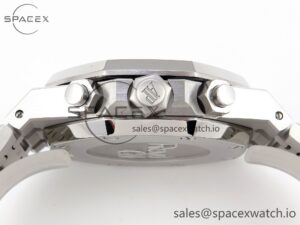 Audermars Piguet Royal Oak Chrono 26331 SS IPF 1:1 Best Edition Gray/Blue Dial on SS Bracelet A7750 - Image 15