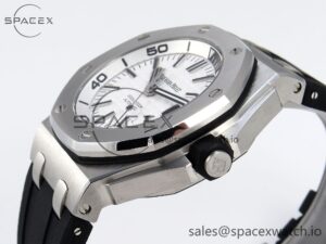 Audermars Piguet Royal Oak Offshore Diver 15710 IPF 1:1 Best Edition White Dial on Black Rubber Strap SA3120 Super Clone - Image 7