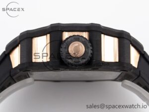 Richard Mille RM21-01 RG Tourbillon RMF Best Edition Skeleton Dial on Black Rubber Strap - Image 15