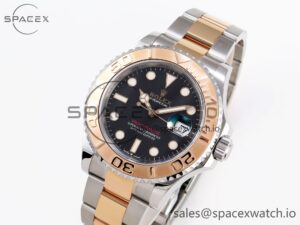 Rolex Yacht-Master 126621 SS/RG 904L Steel VSF 1:1 Best Edition Black Dial on SS/RG Bracelet VS3235 - Image 4