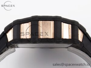 Richard Mille RM21-01 RG Tourbillon RMF Best Edition Skeleton Dial on Black Rubber Strap - Image 14