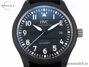 Iwc Pilot’s Watch Top Gun Black Ceramic IW326901 ZF 1:1 Best Edition on Black Nylon Strap A32111 - Image 2