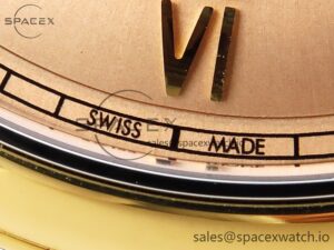 Omega De Ville Date YG MKF 1:1 Best Edition Brown Dial Roman Marker on Brown Leather Strap A8800 - Image 11