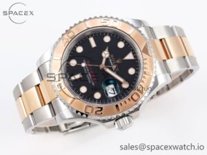 Rolex Yacht-Master 126621 SS/RG 904L Steel VSF 1:1 Best Edition Black Dial on SS/RG Bracelet VS3235 - Image 6