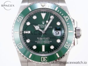 Rolex Submariner 116610 LV Green Ceramic C+S 904L 1:1 Best Edition on SS Bracelet SA3135 - Image 2