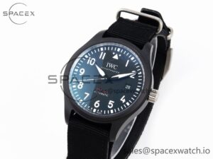 Iwc Pilot’s Watch Top Gun Black Ceramic IW326901 ZF 1:1 Best Edition on Black Nylon Strap A32111 - Image 4