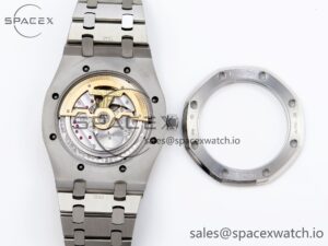 Audermars Piguet Royal Oak 39mm 15202 SS IPF 1:1 Best Edition Blue Textured Dial on SS Bracelet A2121 - Image 17