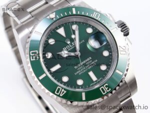 Rolex Submariner 116610 LV Green Ceramic C+S 904L 1:1 Best Edition on SS Bracelet SA3135 - Image 3