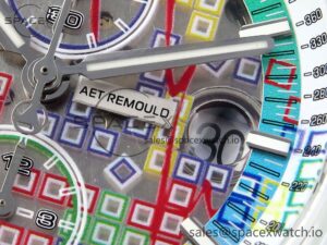 Audermars Piguet Royal Oak Offshore 44mm Transparent APF Best Edition Colorful Dial on Green Rubber Strap A3126 - Image 10