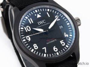 Iwc Pilot’s Watch Top Gun Black Ceramic IW326901 ZF 1:1 Best Edition on Black Nylon Strap A32111 - Image 3