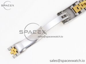 Rolex DateJust 36 SS/RG 126231 VSF 1:1 Best Edition 904L Steel Gray Dial Green Roman Marker on Jubilee Bracelet VS3235 - Image 27