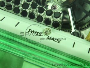 Richard Mille RM026 Green Transparent Tourbillon RM Best Edition Panda Skeleton Dial on Rubber Strap - Image 9