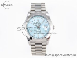 Rolex RDD0266B - DayDate 40mm Smt Pres SS/SS I-Blue/Dia BPF A2836