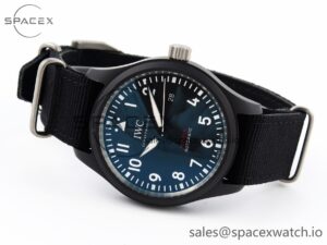 Iwc Pilot’s Watch Top Gun Black Ceramic IW326901 ZF 1:1 Best Edition on Black Nylon Strap A32111 - Image 5