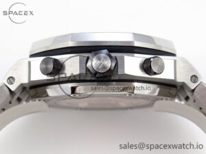 AUDEMARS PIGUET ROYAL OAK OFFSHORE 42MM SS APF 1:1 BEST EDITION BLACK DIAL ON SS BRACELET A3126 - Image 15