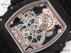Richard Mille RM21-01 RG Tourbillon RMF Best Edition Skeleton Dial on Black Rubber Strap - Image 18