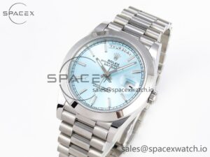 Rolex RDD0266B - DayDate 40mm Smt Pres SS/SS I-Blue/Dia BPF A2836 - Image 4