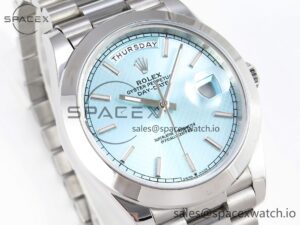 Rolex RDD0266B - DayDate 40mm Smt Pres SS/SS I-Blue/Dia BPF A2836 - Image 3