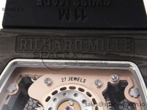 Richard Mille RM21-01 RG Tourbillon RMF Best Edition Skeleton Dial on Black Rubber Strap - Image 19