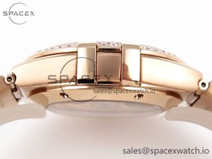 Omega Constellation 39mm RG Diamonds Bezel ASWF 1:1 Best Edition White Dial on RG Bracelet A8801 - Image 12