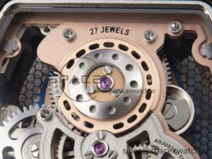 Richard Mille RM21-01 RG Tourbillon RMF Best Edition Skeleton Dial on Black Rubber Strap - Image 20