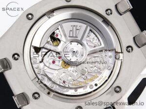Audermars Piguet Royal Oak Offshore 44mm SS Black Ceramic Bezel APF 1:1 Best Edition Black/Silver Dial on Black Rubber Strap A4401 - Image 20