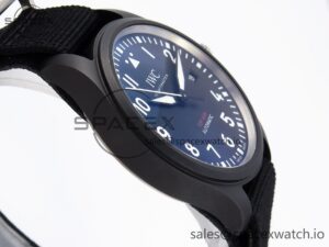 Iwc Pilot’s Watch Top Gun Black Ceramic IW326901 ZF 1:1 Best Edition on Black Nylon Strap A32111 - Image 8