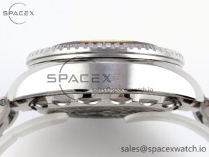 Omega SEAMASTER PLANET OCEAN 6000M ULTRA DEEP 45.5MM SS TF 1:1 BEST EDITION GRAY DIAL ORANGE BEZEL ON SS BRACELET A2824 - Image 12