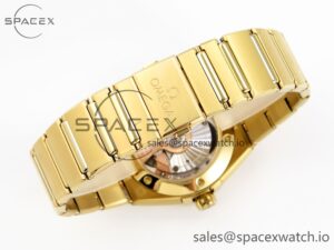 Omega Constellation 39mm YG Diamonds Bezel ASWF 1:1 Best Edition White Diamonds Dial on YG Bracelet A8801 - Image 14
