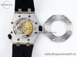 Audermars Piguet Royal Oak Offshore Diver 15710 IPF 1:1 Best Edition White Dial on Black Rubber Strap SA3120 Super Clone - Image 17