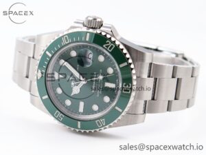 Rolex Submariner 116610 LV Green Ceramic C+S 904L 1:1 Best Edition on SS Bracelet SA3135 - Image 6