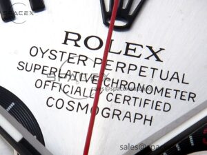 Rolex Daytona 116509 SS OMF Best Edition Silver Numeral Dial on SS Bracelet A7750 (Slim Movement) - Image 9